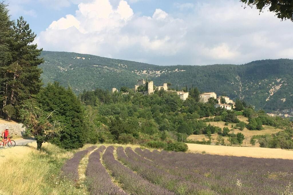 Appartement La Vue Est Belle à Montbrun-les-Bains Extérieur photo