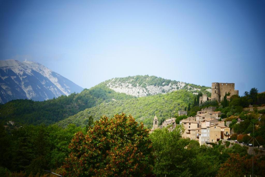 Appartement La Vue Est Belle à Montbrun-les-Bains Extérieur photo